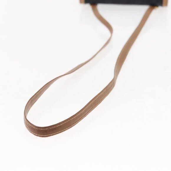 GUCCI GG Canvas Shoulder Bag Canvas Black Brown - Picture 9 of 14